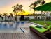 Villa LuWih - Sunset over the pool